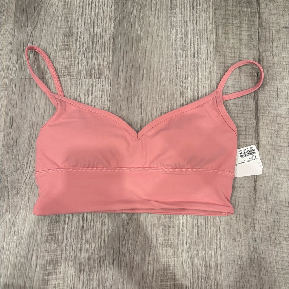 Lululemon Align Sweetheart Bra Size 6 in Color Pink Tide
Never worn with tags